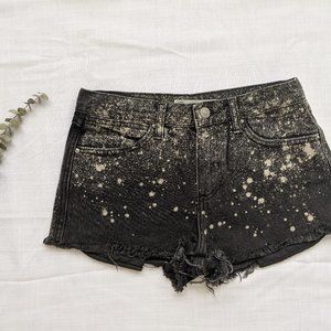 TopShop Black Jean Shorts